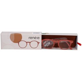 Renéel Lunettes de lecture rondes éco-conçues - Rouge
