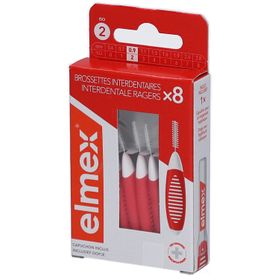 Elmex® Interdentalbürsten 0,9 mm Größe 2 Rot