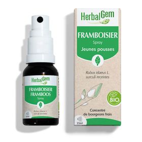 HERBALGEM - Himbeere Bio - Nahrungsergänzungsmittel - Frischer Knospen Extrakt - Für die Gesundheit der Frau - 15 ml
