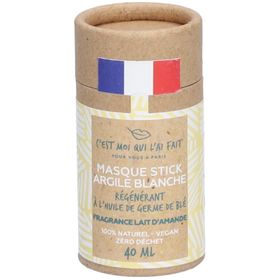 C'est Moi Qui L'ai Fait Maske Stick Weiße Tonerde Mandelduft