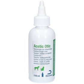 Dechra Acetic Otic Ear Cleaner und externe Hautpflege für Hunde, Katzen und kleine Haustiere