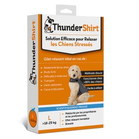 THUNDERSHIRT Gilet relaxant pour chien stressé taille L 18-29 kg