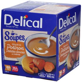 Delical Suppe HP HC Kürbiscremesuppe, Süßkartoffeln und Sahne
