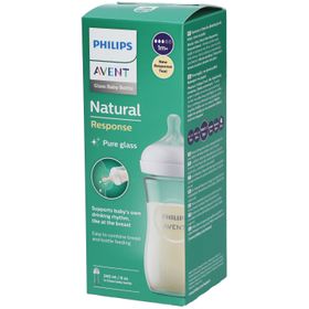 PHILIPS Avent Natural Response Biberon en verre 240 ml