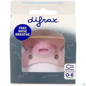 DIFRAX Tétine édition spéciale Quartz rose naturel 0-6m