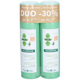 Klorane Talgregulierendes Trockenshampoo mit Brennnessel DUO