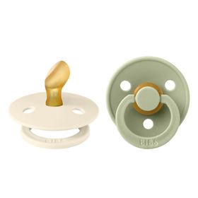 BIBS Anatomischer Beruhigungssauger Ivory/Weise 0-6 Monate