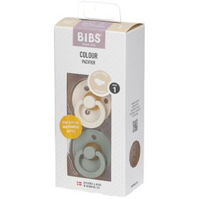 BIBS Anatomischer Beruhigungssauger Ivory/Weise 0-6 Monate