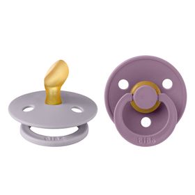 BIBS® BIBS COULEUR Tétines Fossil - Mauve 0-6 mois Taille 1