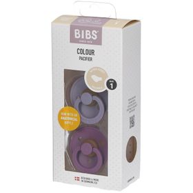 BIBS® BIBS COULEUR Fossil Sauger - Mauve 0-6 Monate Größe 1