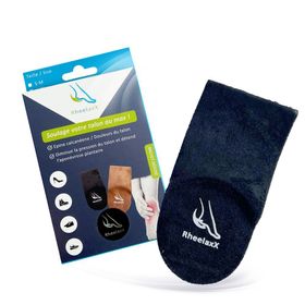 Rheelaxx Stop Douleur au Talon L-XL Noir