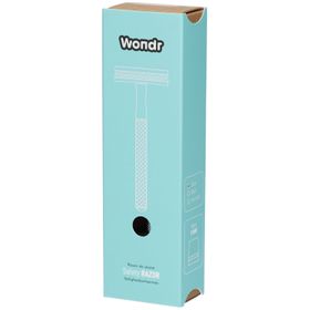 Wondr Sicherheitsrasierer Silber + Halterung