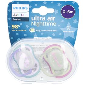 Philips Avent Ultra Air Night Fopspeen Vuurvlieg