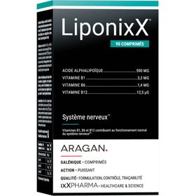 LIPONIXX® | Acide alpha-lipoïque & vitamines B6 B12 actives | Système nerveux & énergie