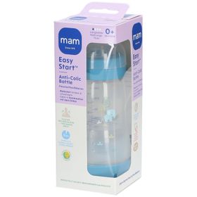 MAM Easy Start™ Biberon anti-coliques bleu 260 ml - 0 mois et +