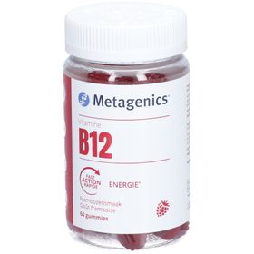 Vitamine B12 500 mcg Framboos 60 gummies