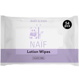 NAÏF Lingettes humides pour bébés et enfants sans microplastiques