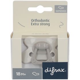 Diffrax Schnuller Dental +18 Monate GEMS - Grey Agathe