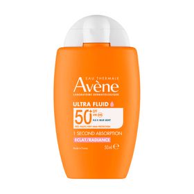 Avène Solaire Ultra Fluid Radiance SPF50+ | Très Haute Protection | Éclat