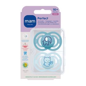 MAM Perfect Tétine  Silicone Bleu 16 mois et +