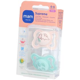 MAM Supreme Tétine Silicone Unisexe 0-6 mois