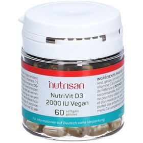 Nutrisan NutriVit D3 2000 IU Vegan softgels 60