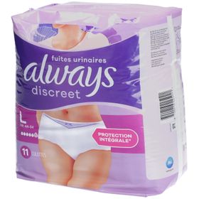 Always Discreet Culottes Pour Fuites Urinaires - Taille L