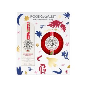 Roger & Gallet Weihnachtsset Roter Ingwer Eau Parfumée + Seife