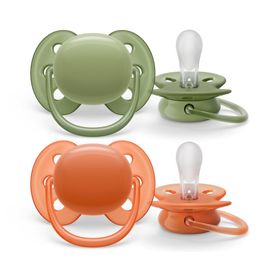 Philips Avent Fopspeen +18M Ultra Soft Kaki/Terracotta