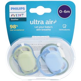 Philips Avent Fopspeen +0M Ultra Air Pistache Blauw