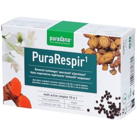 Purasana PuraRespir vegetarische Kapseln für Atemwege & Immunsystem