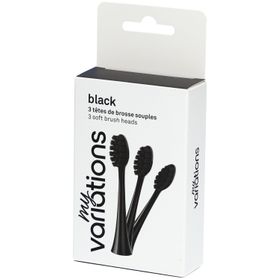 MyVariations 3er-Pack Bürstenköpfe - Onyx-Black