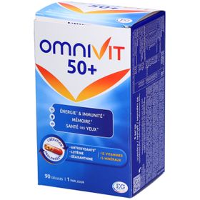 Omnivit 50+ – 90 Kapseln mit Vitaminen, Mineralstoffen & Antioxidantien