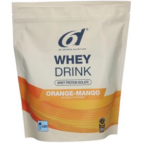 6d Sports Nutrition Molkedrink Orange-Mangue