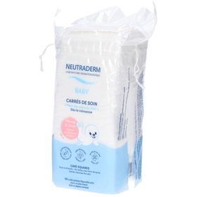 Neutraderm® Baby Pflegequadrate 100 Stück – Für Gesicht & Körper
