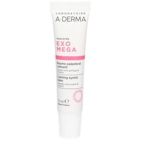 A-Derma Exomega Augen – Beruhigender Augenlidbalsam | Feuchtigkeitsspendend & juckreizlindernd | Für zu Neurodermitis neigende Augenlider und die Augenpartie