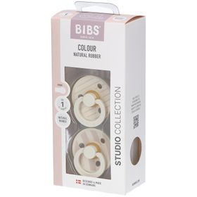 BIBS STUDIO Farbe 2 Pack Pin - Elfenbein Vanille Mix | +0 mois