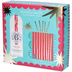 Roger & Gallet Cadeauset Eau Parfumee Bienfaisante Gingembre Rouge+ diffuser