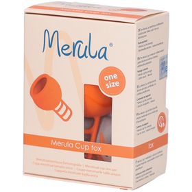 Merula Menstruationstasse Orange Fuchs