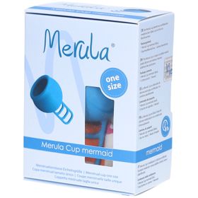 Merula Menstruationstasse Blau Meerjungfrau