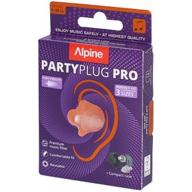 Alpine Partyplug Pro Transparent S+M+L