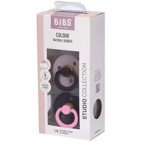 BIBS Studio Duo Fusion Schnuller Lilac/Plum Größe 1 | 0-6 Monate