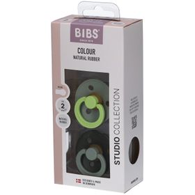 BIBS Studio Duo Fusion Schnuller Matcha/Grün Größe 2 | 6-18 Monate