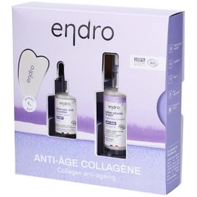 Endro® Anti-Aging Geschenkset mit Kollagen – Serum, Nachtcreme & Gua Sha