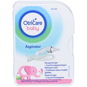OtriCare Baby Aspirator Nasenreiniger + 2 weiche Einweg-Nasenaufsätze