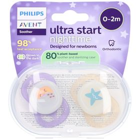 Philips Avent Sucette +0m Start night girl