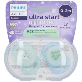 Philips Avent Schnuller ultra start Nighttime Boy 0-2 Monate