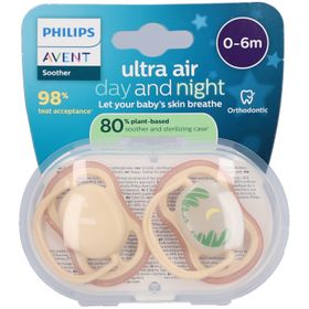 Philips Avent Ultra Air Sucette +0m Air night/day