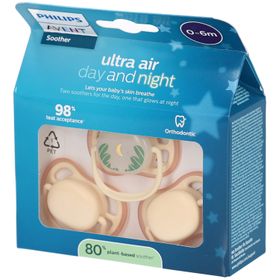 Philips Avent Ultra Air Sucette +0m 3er-Pack
