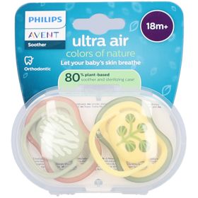 Philips Avent Ultra Air Sucette +18m Luftdesign menthe/ivoire
